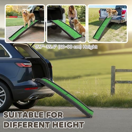 PawHut Folding Dog Ramp, 61 Inches Portable Pet Ramp - Image 5