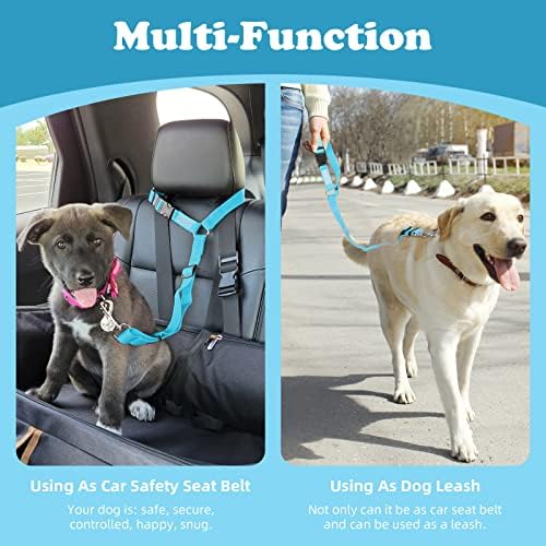 BWOGUE Dog Seat Belt for Car, Headrest Restraint Lead, Non-Elastic - Image 6