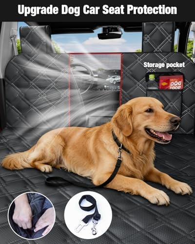 Dog Car Seat Cover for Back Seat Compatible - Image 3