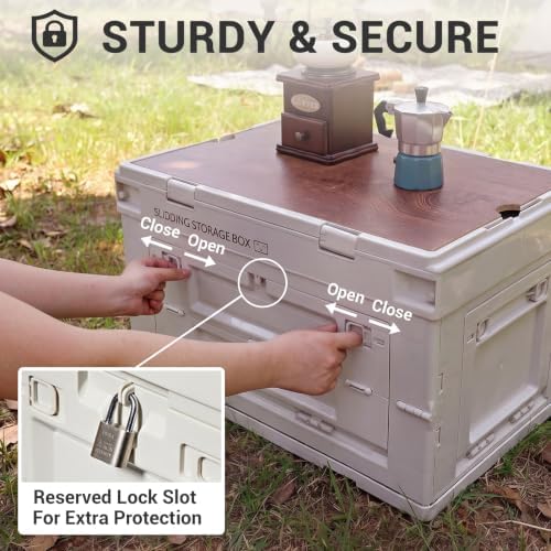 Industrial Folding Storage Container, Heavy Duty Plastic Storage Bins - Image 5