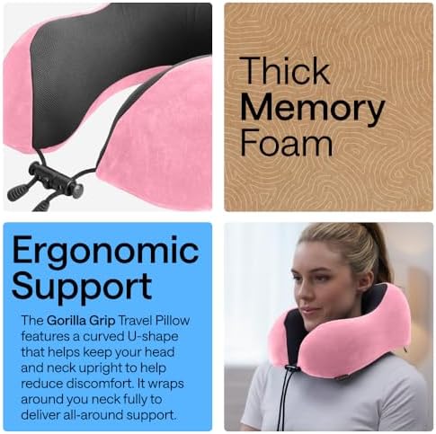GORILLA GRIP Travel Neck Pillow - Image 3
