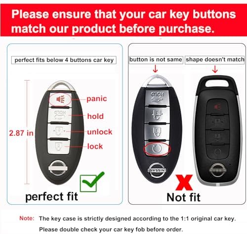 SUNCARACCL for Nissan Key Fob Cover - Image 2