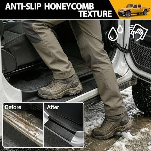 Door Sill Guards Kit for 2018-2026 Jeep Wrangler JL Unlimited - Image 4