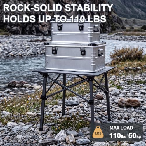 Folding Camping Table, Portable Lightweight Beach Tables - Image 6