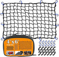Cargo Net 4' x6' Stretches to 8' x 12' Truck Cargo Net by Cenipar
