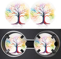 2 Pack Cup Holder Coaster, 2.63inch Anti Slip Insert Absorbent Ceramic Coaster by Heainaiyoo