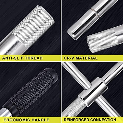 Spurtar Extended 4 Way Lug Wrench, Tire Iron Lug Nut Wrench, Tire Nut Remover - Image 6