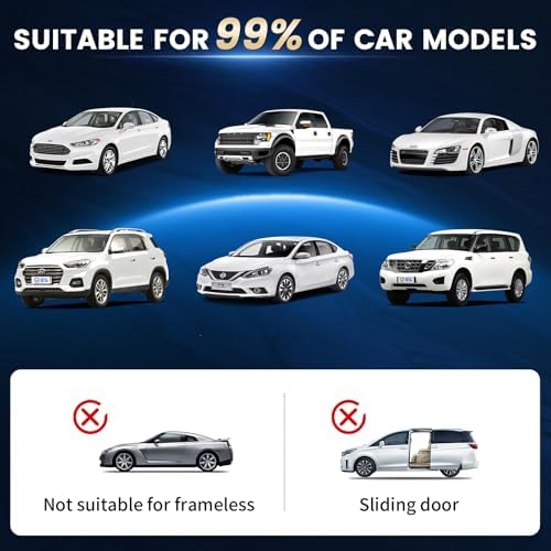 2Pack Rear Side Window Sunshade Baby car–Breathable mesh Privacy Screens - Image 6