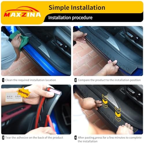 Door Sill Protector for 2023-2025 Lexus RX350 RX350h RX450h RX500h - Image 5