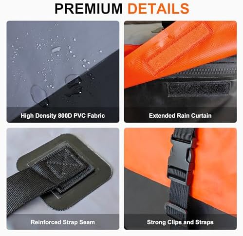 21 Cu Ft. Car Rooftop Cargo Carrier Bag Car Roof Top Bag Cargo Carrier - Image 6