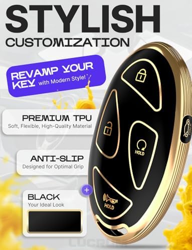 Lucrum Compatible with Hyundai Key Fob Cover & Keychain - Image 3