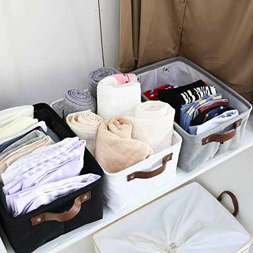 Hinwo 7.9L Compact Canvas Storage Bin - Image 4