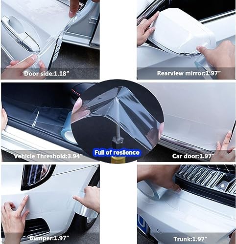 ToLanbbt Car Door Edge Guard Invisible Automotive Door Sill Guard Protectors - Image 3