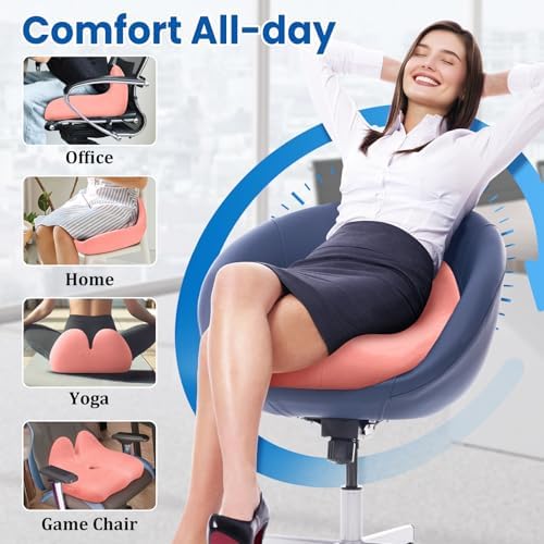CushZone Ergonomic Seat Cushion, Sciatica Support - Image 5