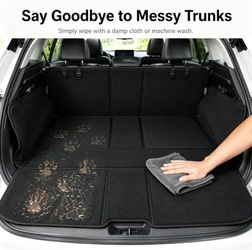 1 PC SUV Cargo Liner for Dogs, Scratchproof Pet Trunk Cover - Image 2