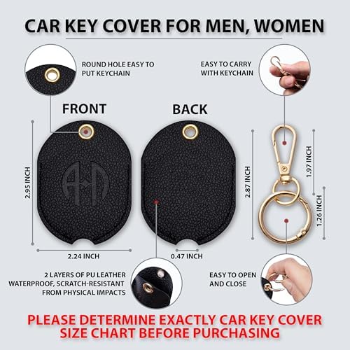 Leather Key Cover for Broken Car Key Loop Replacement - Image 2