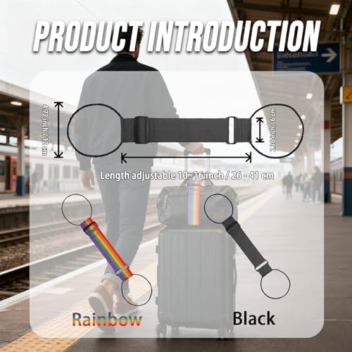 Luggage Straps for Suitcases，Multi-Use Strong Adjustable Luggage Connector - Image 4