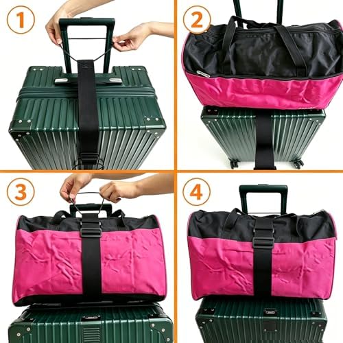 Luggage Straps for Suitcases, Adjustable Luggage Connector Straps, Portable - Image 5