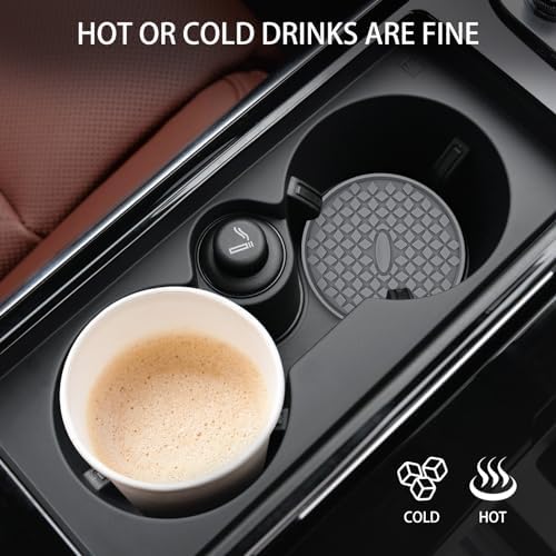 ME.FAN Car Cup Coasters Silicone Car Coasters/Cup Mats, Non-Slip Recessed Car - Image 5