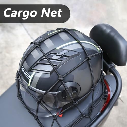 Small Cargo Net with 6 Thicken Hooks, Helmet Net with 2"x2" Small Mesh - Image 5