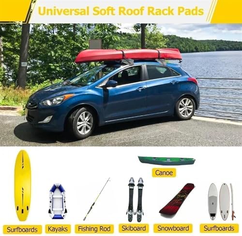 Car Roof Rack Bars Universal Car Roof Luggage Soft Rack Pads - Image 3