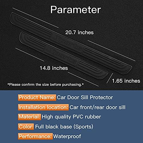 Door Sill Plate Protectors for Car - Image 2