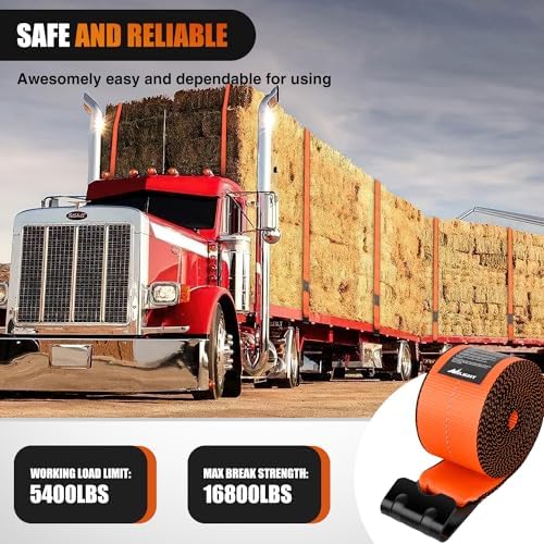 Nilight Truck Straps 4”×30’ Heavy Duty 16800LBS Break Strength 10 Pack - Image 5