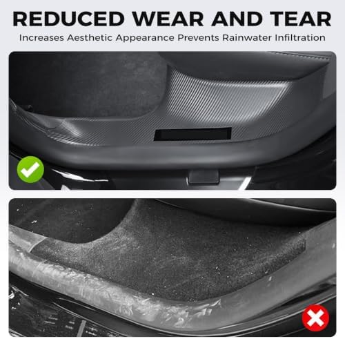 8Pcs Door Sill Protector for Tesla Model 3 Highland 2023 2024 2025 2026 - Image 5