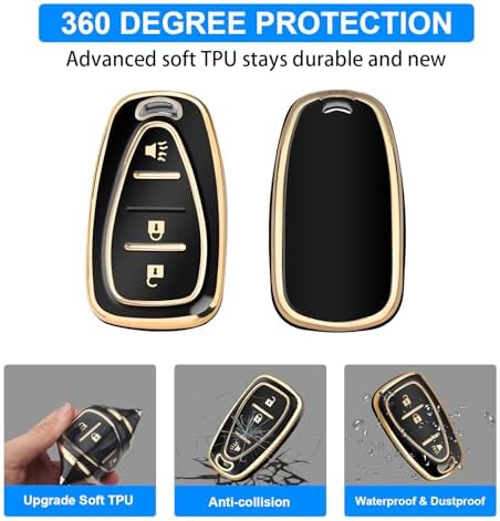 QBUC for Chevy Key Fob Cover, 3-Button Design - Image 5