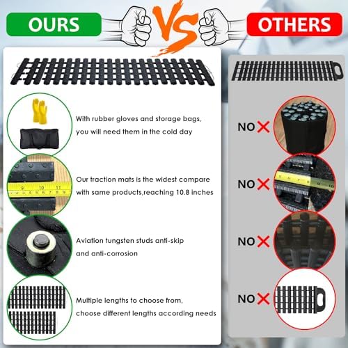 Tire Traction Mat, Recovery Track Portable Emergency Devices - Image 2