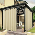 BONZER Wide Waterproof Outdoor Curtains by Bonzer