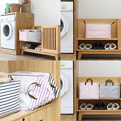 Hinwo 31L Large Canvas Storage Bin - Image 3