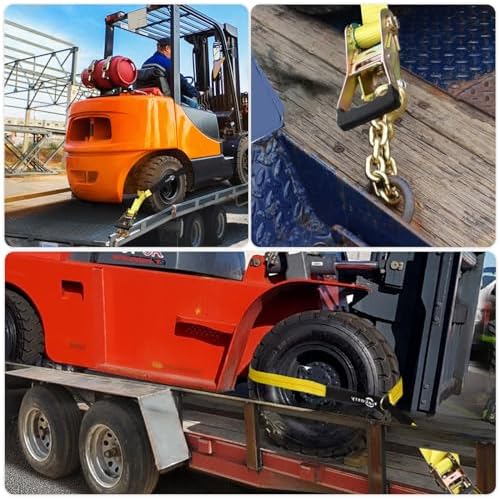Trekassy Car Tie Down Straps for Trailers Include Ratchets - Image 6