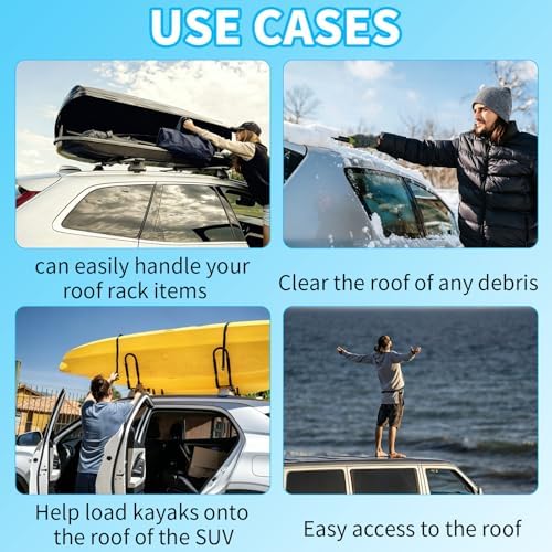 Car Door Step for Roof Access, Foldable Vehicle Door Latch Step - Image 4