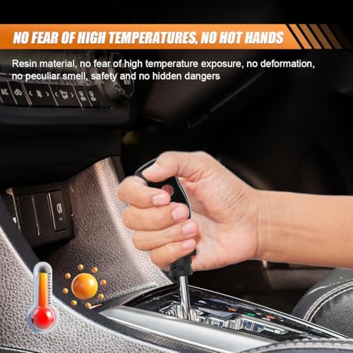 BDZMC Car Gear Shift Handle Lever Knob, Resin Grip Shift Knob - Image 3