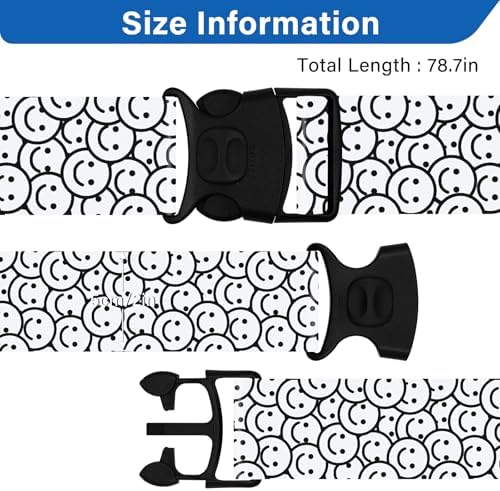 2 Pack Luggage Straps for Suitcases, Adjustable Travel Belt - Image 3