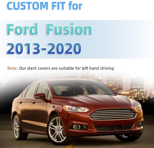 SKYLOTEC Dash Cover for Ford Fusion 2013-2020 Dashboard Mats - Image 2