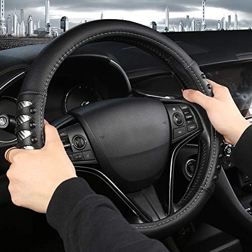 West Llama Microfiber Leather Car Steering Wheel Cover - Image 4