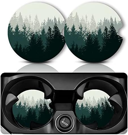 Yonlevres Car Coasters for Cup Holders, 2 Pack by Yonlevres