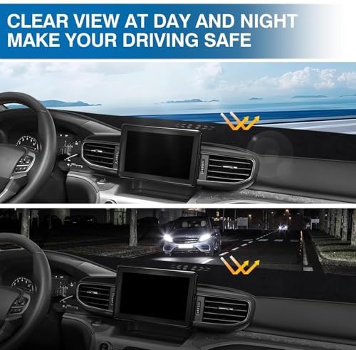 KUST Black Dash Cover for Ford Explorer 2020-2025 2026 Dashboard Cover - Image 6