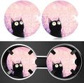 2 Pack Car Cup Holder Coaster, 2.63 inch Anti Slip Insert Absorbent Ceramic Car by Heainaiyoo