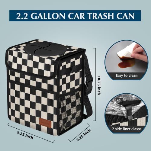 Femuar Leak Proof Car Trash Can - Image 2