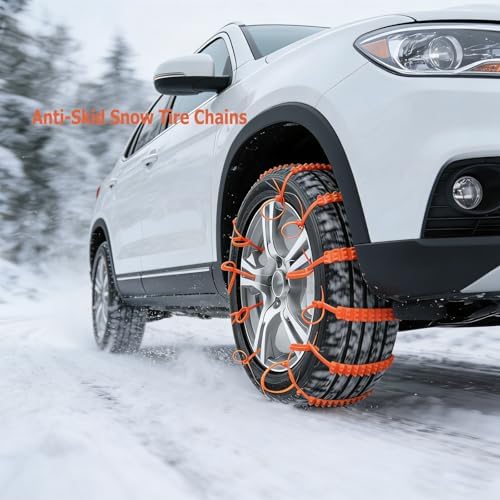 10PCS Universal Anti-Skid Snow Tire Chains, 2026 Upgraded Portable Emergency - Image 2