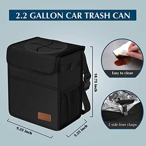 Femuar Leak Proof Car Trash Can - Image 2