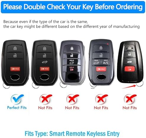Tukellen for Toyota Key Fob Cover TPU Soft Protective Case for 2022-2026 - Image 2