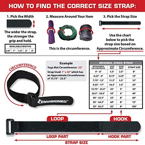 ENVISIONED Reusable Cinch Straps 3" x 30" - Image 2