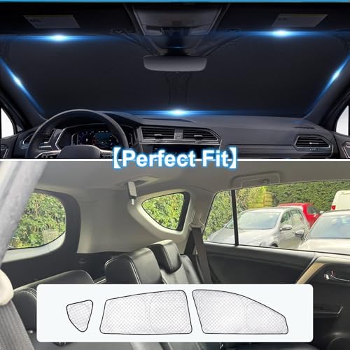 KMF 8pcs Thicken Sun Shades for Toyota RAV4 2013-2018 Accessories, Full Car - Image 6