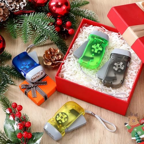 Retisee 48 Pcs Hand Crank Flashlight No Battery Required Torch Light Manual - Image 5
