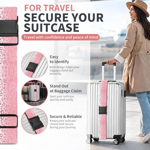 Luggage Strap for Suitcases Adjustable Travel Belt - Image 2