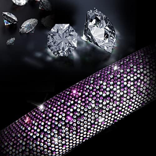 CAR PASS Bling Diamond Leather Steering Wheel Cover, Bling Sparkly Crystal - Image 4